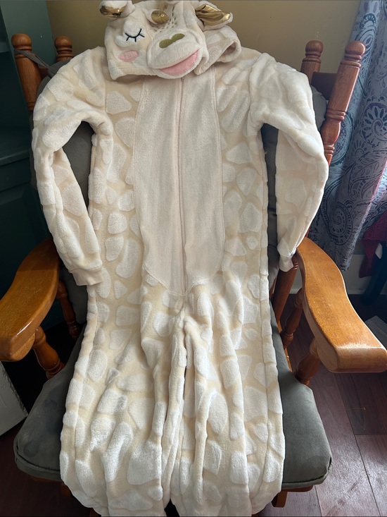 Secret Treasures Other - HalloweenPlush Giraffe Hooded Pajamas - Cream